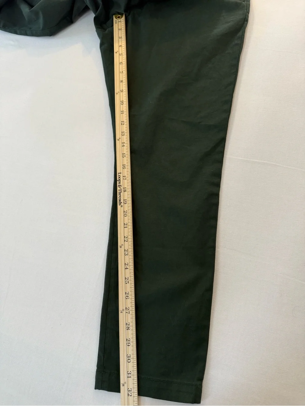 Banana Republic Forest Green Chino Pants